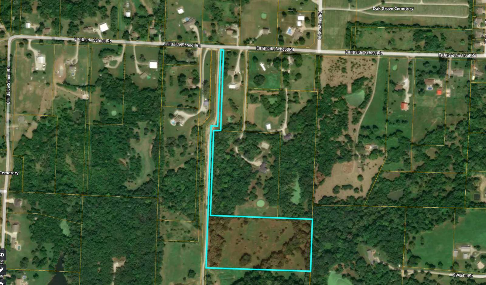 10 Acres of Recreational Land for Sale in Oak Grove, Missouri