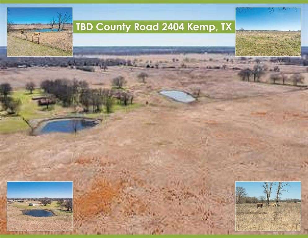 114 Acres of Agricultural & Residential Land for Sale in Kemp, Texas