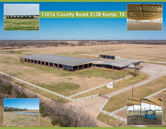 211 Acres of Agricultural & Residential Land for Sale in Kemp, Texas