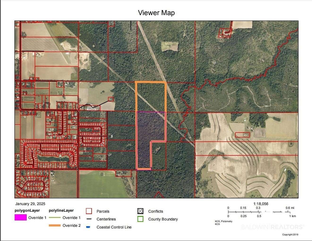 101 Acres of Recreational Land for Sale in Loxley, Alabama