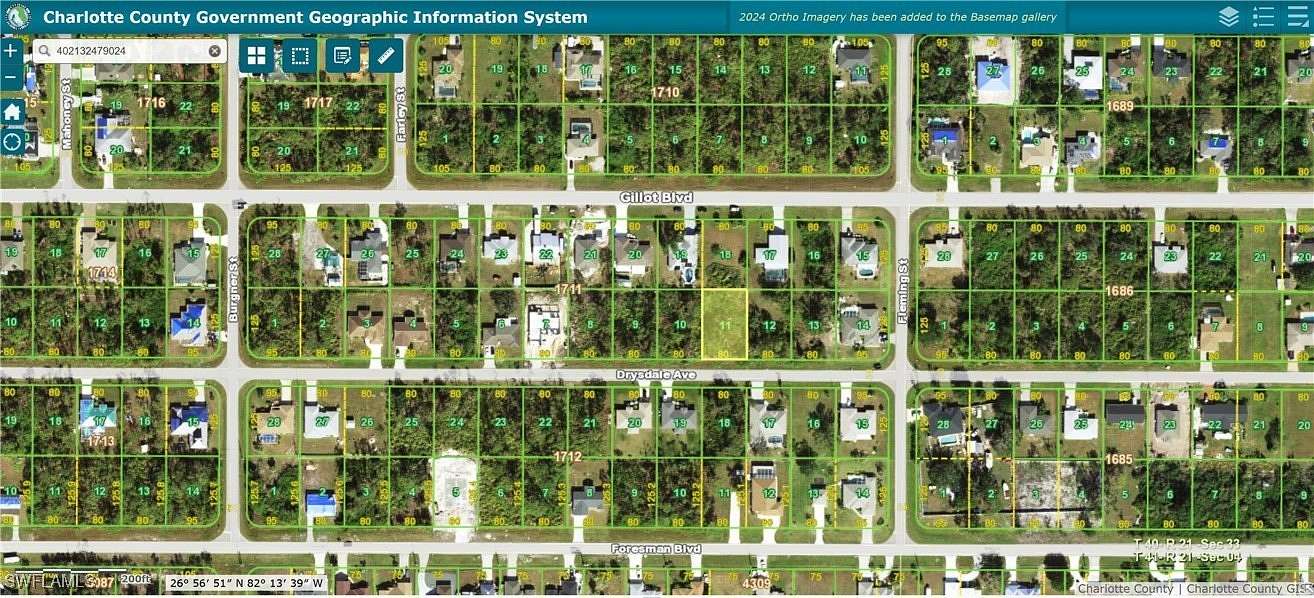 0.23 Acres of Residential Land for Sale in Port Charlotte, Florida