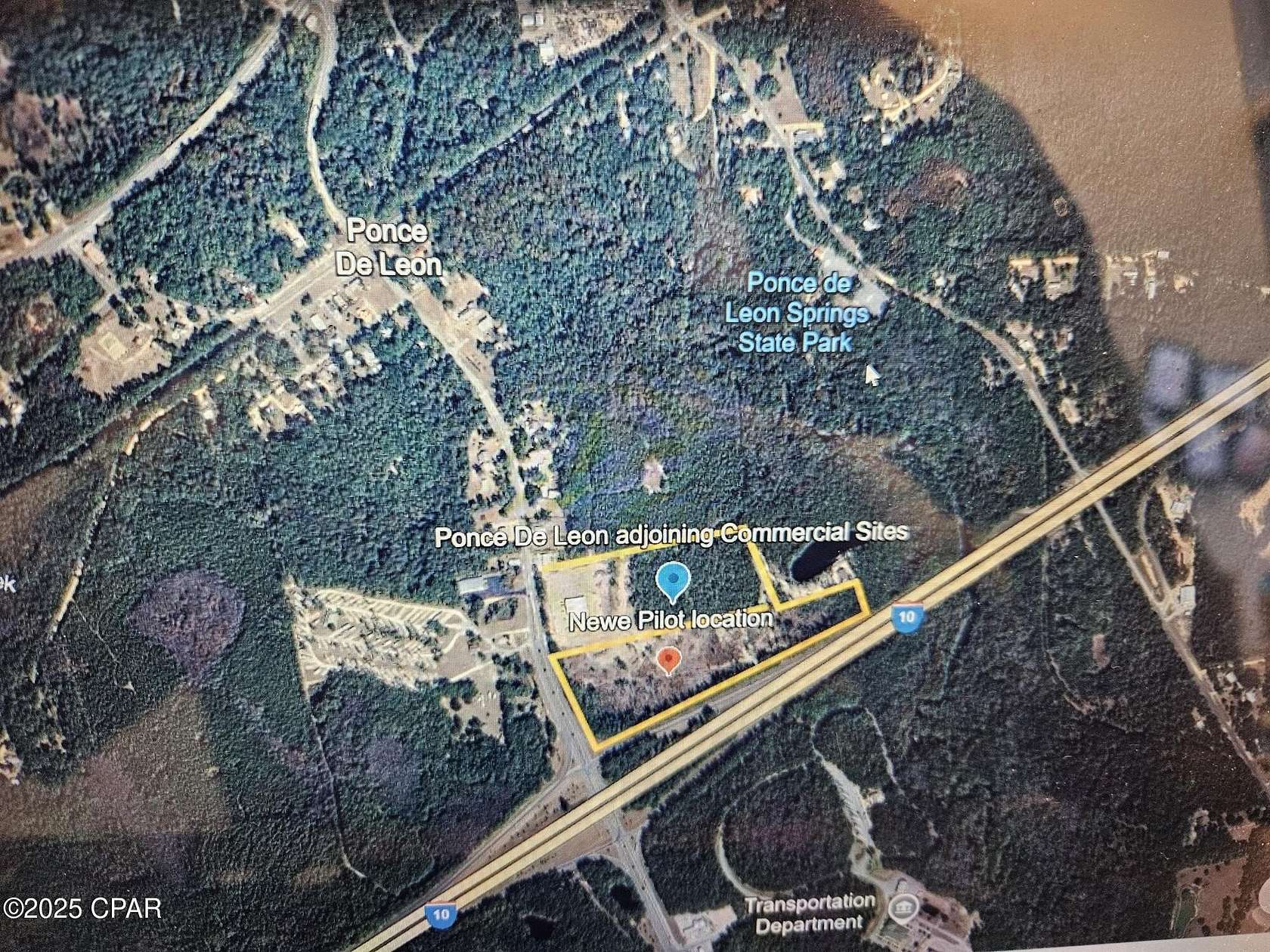 4 Acres of Commercial Land for Sale in Ponce de Leon, Florida