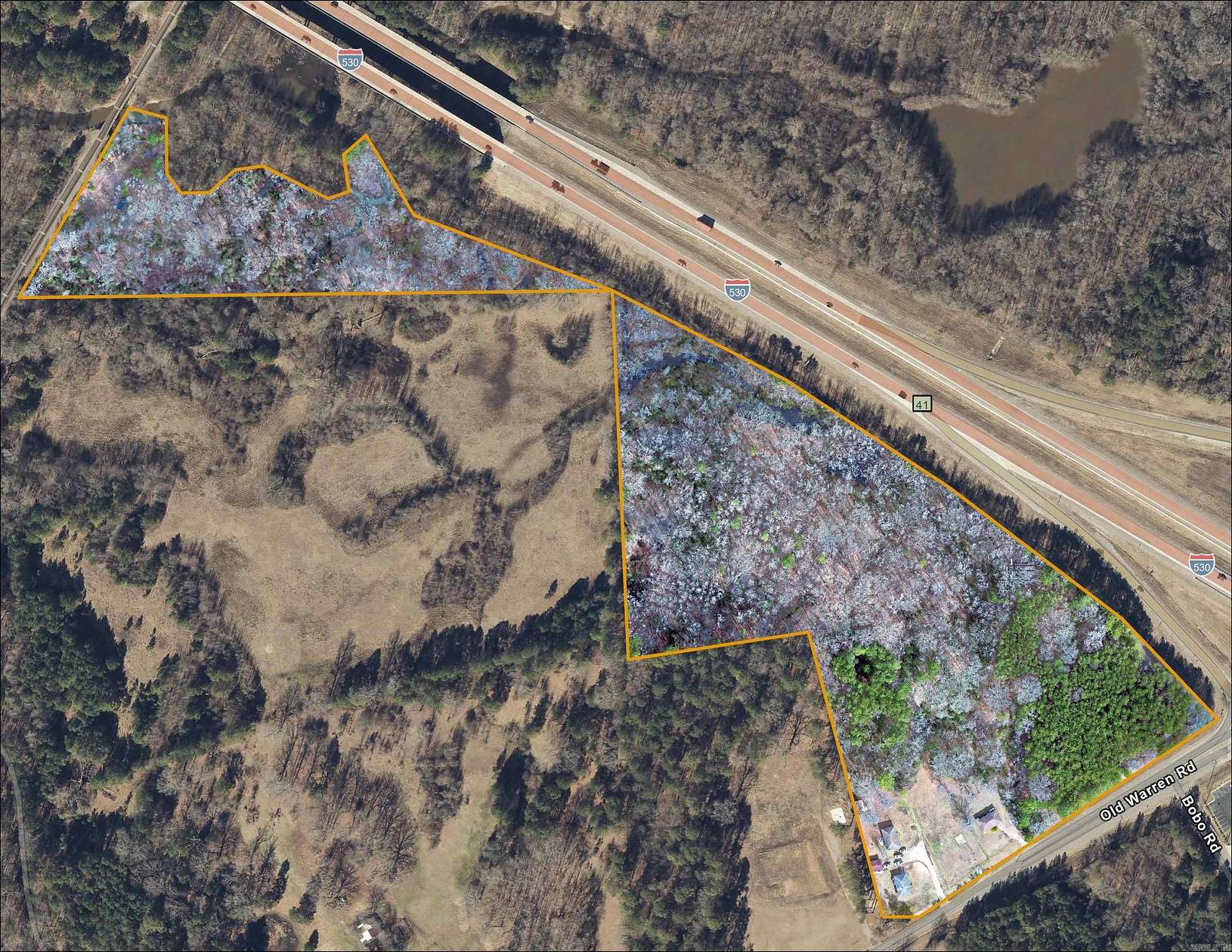 19.2 Acres of Commercial Land for Sale in Pine Bluff, Arkansas
