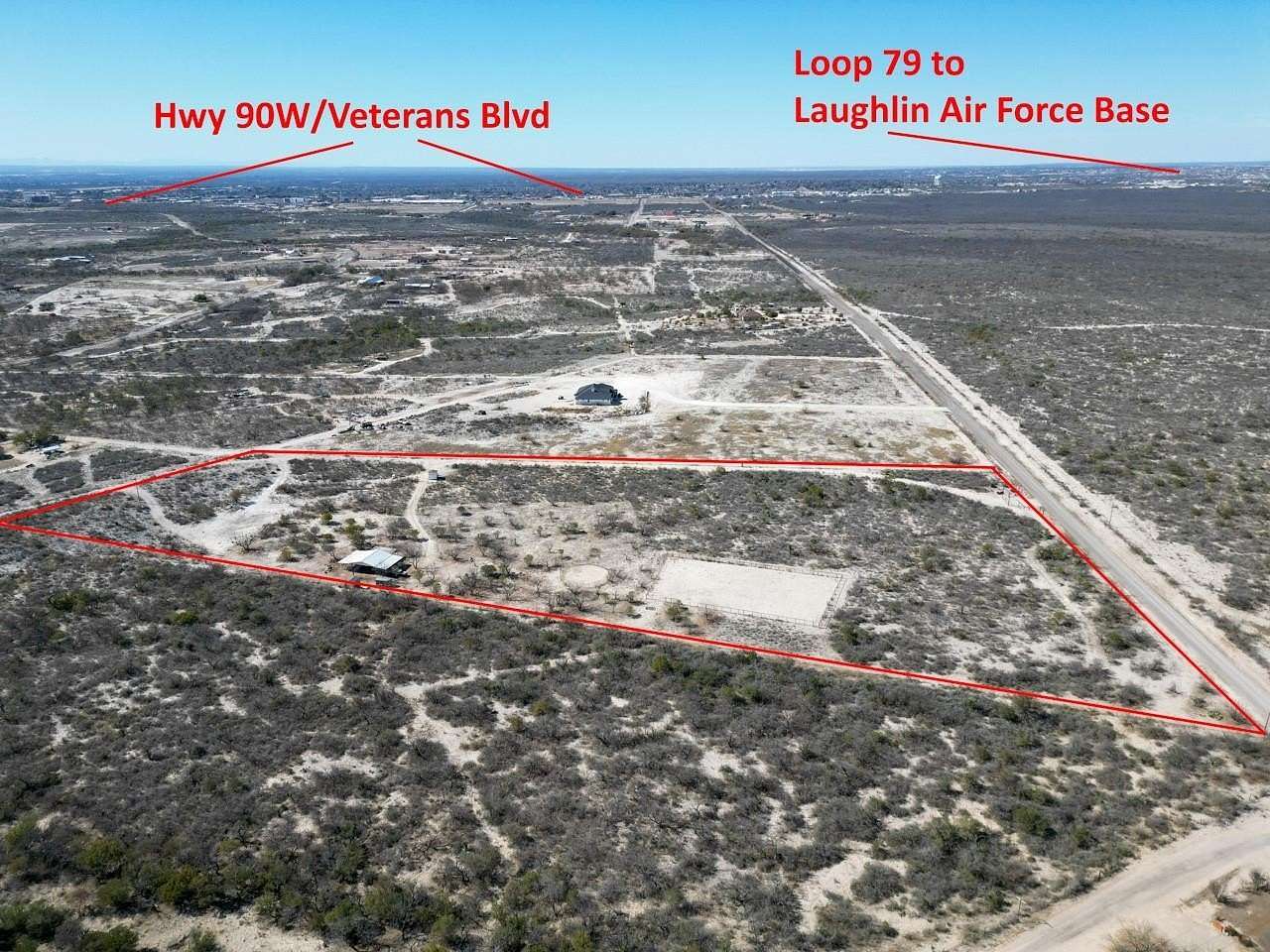 10.9 Acres of Land for Sale in Del Rio, Texas