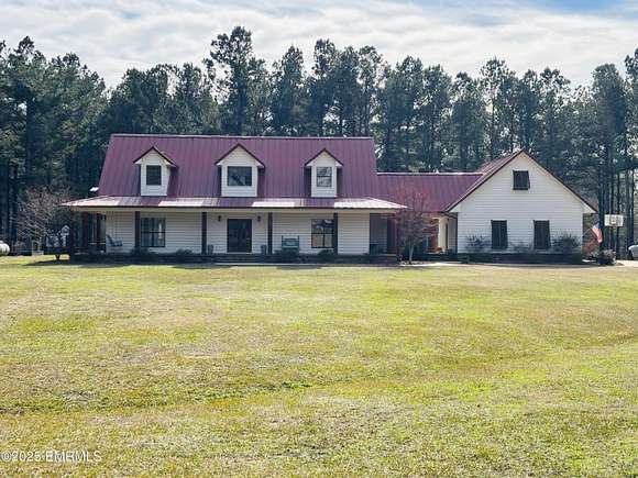 39.5 Acres of Recreational Land with Home for Sale in Collinsville, Mississippi