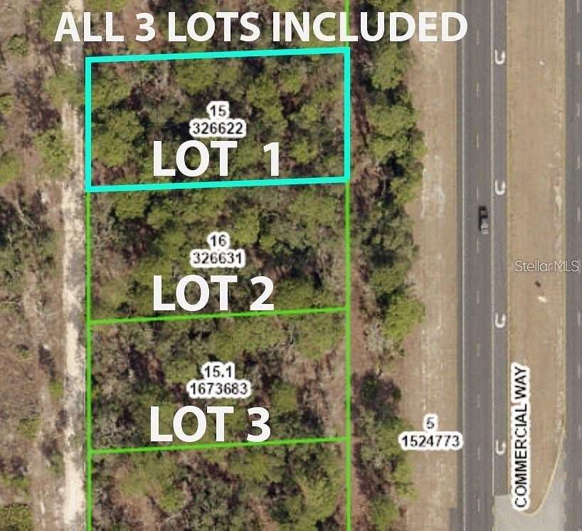1.38 Acres of Commercial Land for Sale in Brooksville, Florida