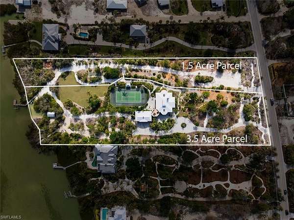 3.56 Acres of Residential Land with Home for Sale in Captiva, Florida