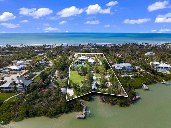 3.56 Acres of Land with Home for Sale in Captiva, Florida