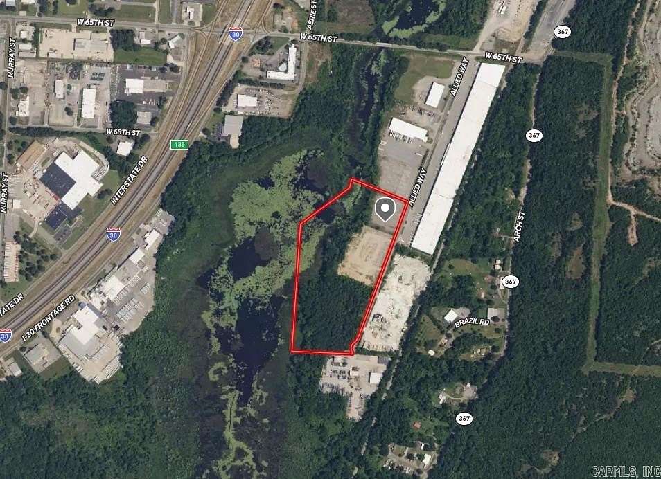 22.5 Acres of Land for Sale in Little Rock, Arkansas