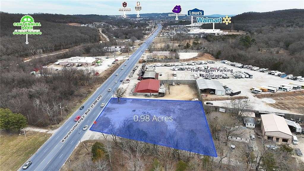 0.98 Acres of Commercial Land for Sale in Fayetteville, Arkansas