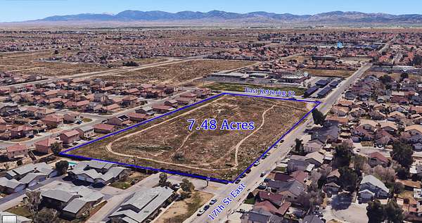7.48 Acres of Residential Land for Sale in Lancaster, California