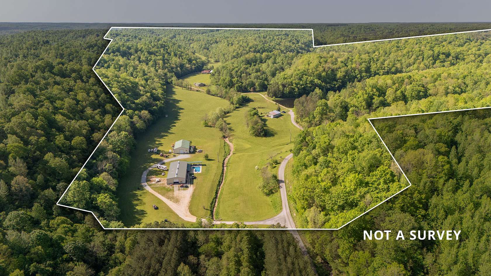 310 Acres of Land with Home for Sale in Waynesboro, Tennessee