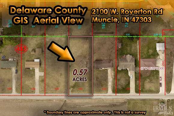 0.57 Acres of Residential Land for Sale in Muncie, Indiana