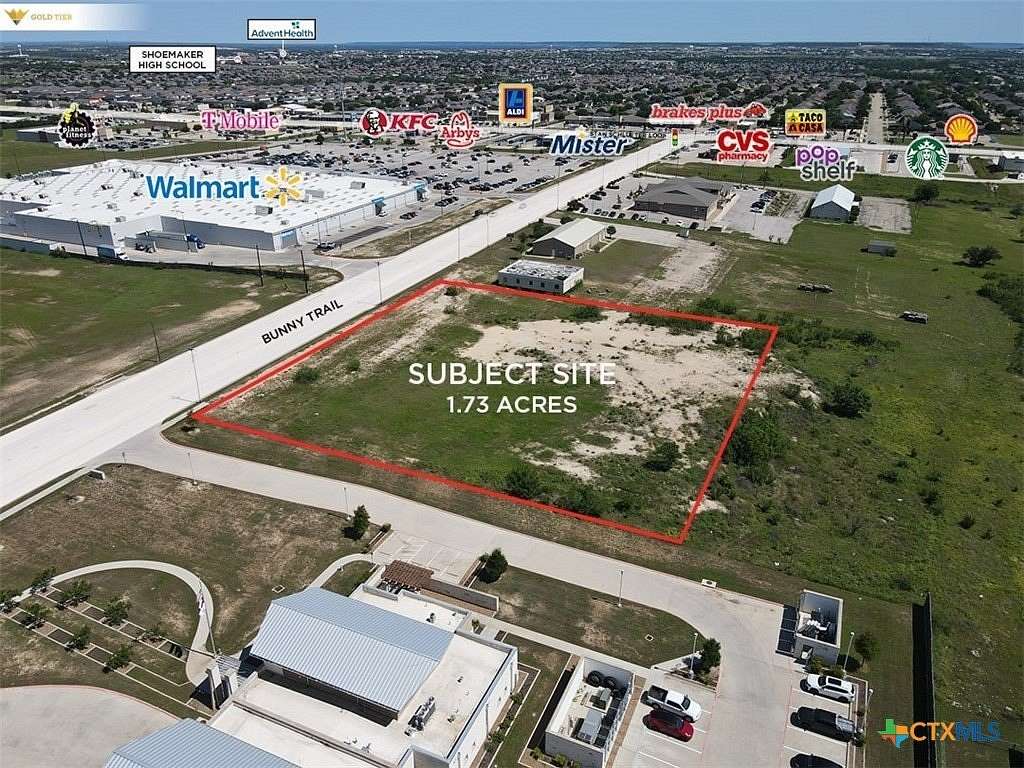 1.73 Acres of Commercial Land for Sale in Killeen, Texas