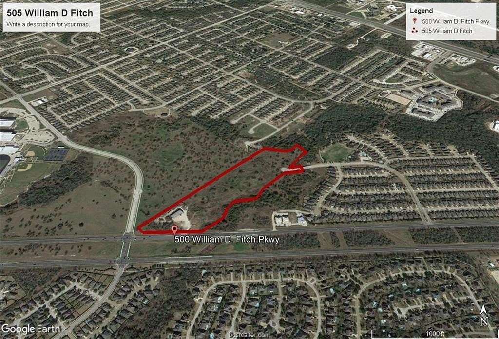 1.44 Acres of Mixed-Use Land for Sale in College Station, Texas
