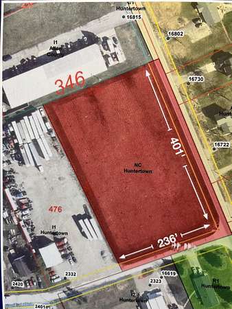 2.25 Acres of Commercial Land for Sale in Huntertown, Indiana