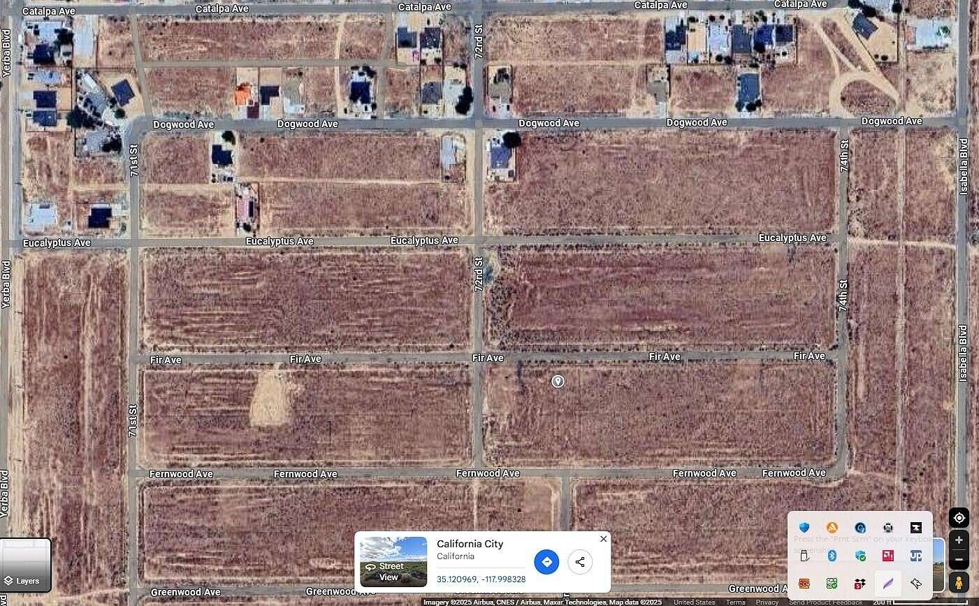 0.18 Acres of Residential Land for Sale in California City, California