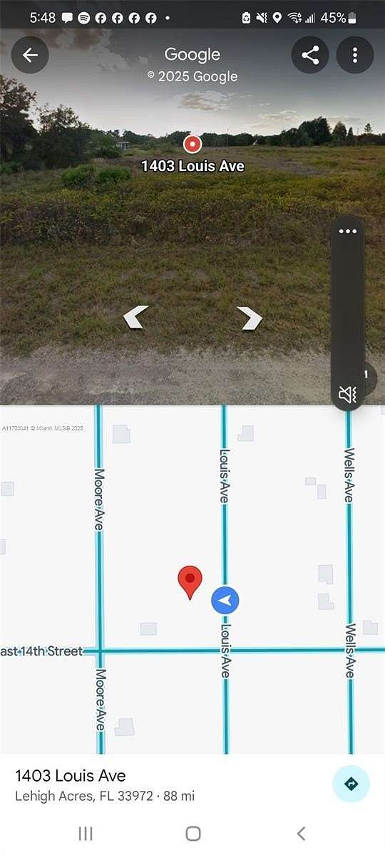 0.5 Acres of Residential Land for Sale in Lehigh Acres, Florida