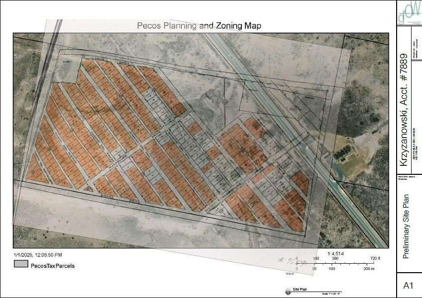 69.4 Acres of Mixed-Use Land for Sale in Pecos, Texas