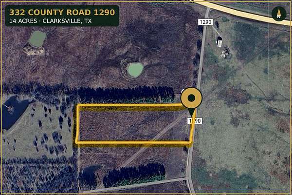 14 Acres of Land for Sale in Clarksville, Texas