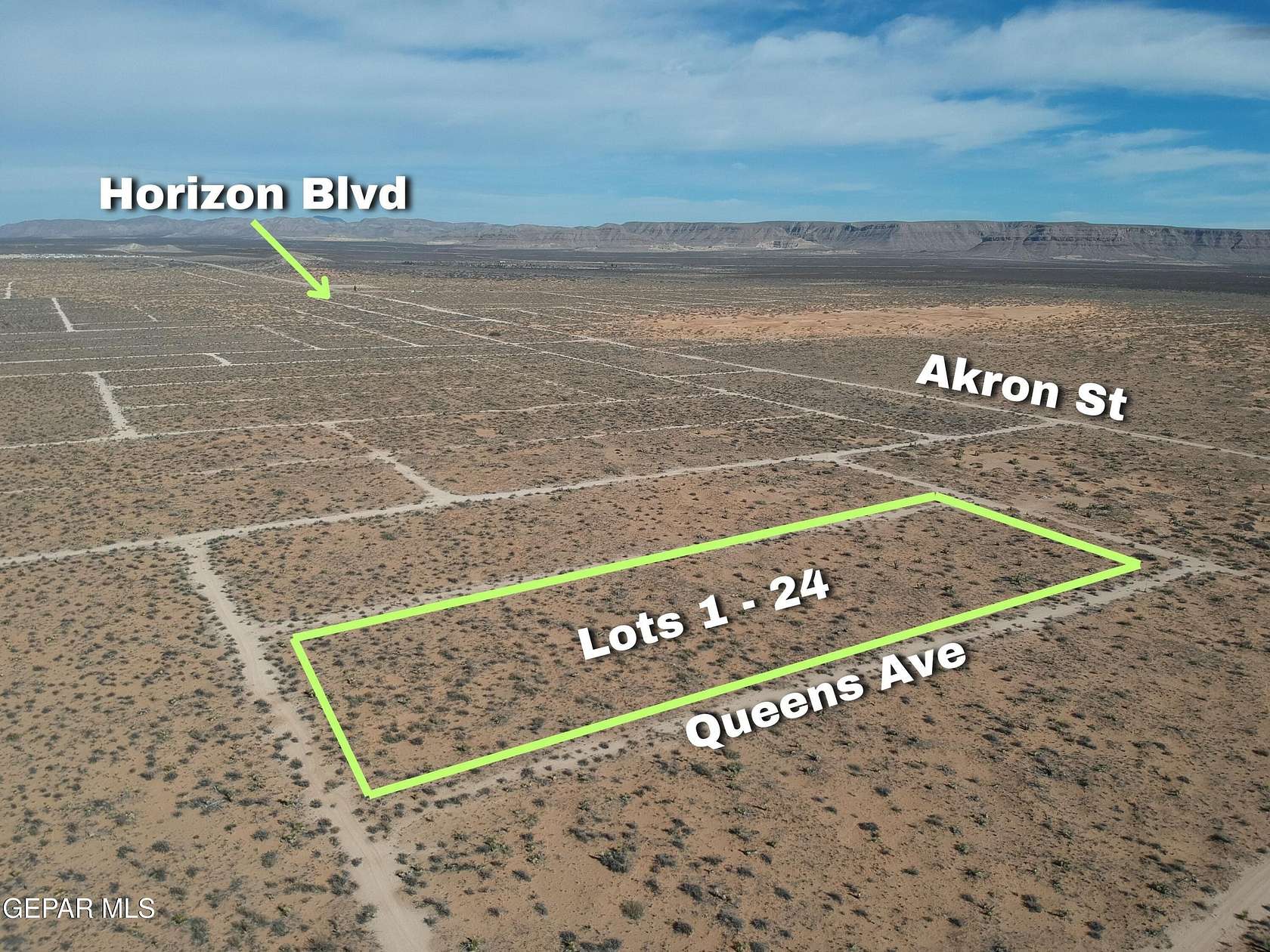 3.3 Acres of Land for Sale in Horizon City, Texas