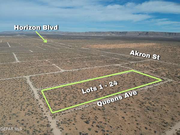 3.3 Acres of Land for Sale in Horizon City, Texas