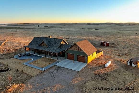 36.4 Acres of Agricultural Land with Home for Sale in Cheyenne, Wyoming