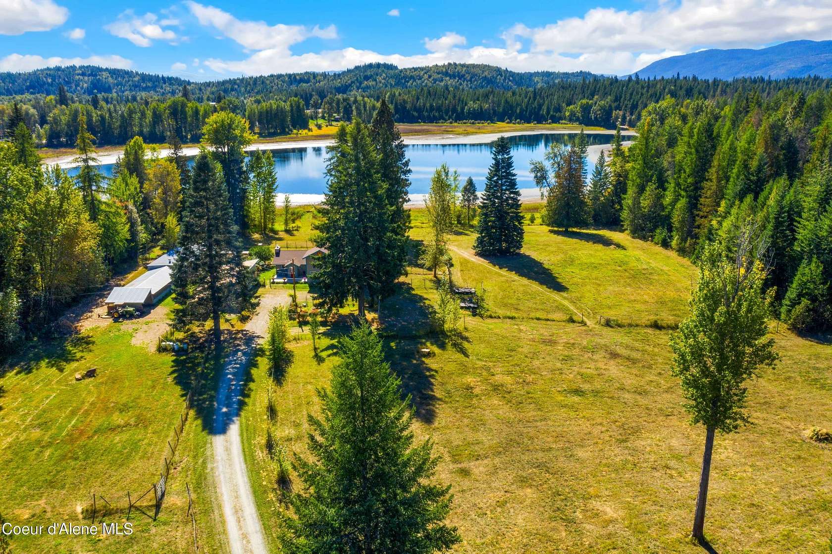 13.6 Acres of Land with Home for Sale in Sandpoint, Idaho