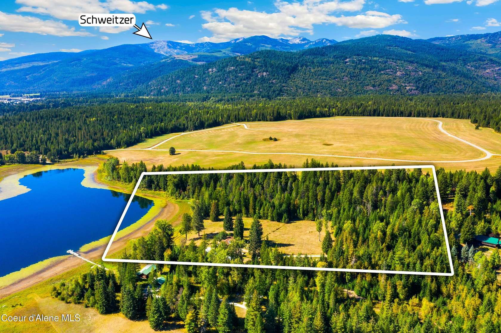13.6 Acres of Land with Home for Sale in Sandpoint, Idaho