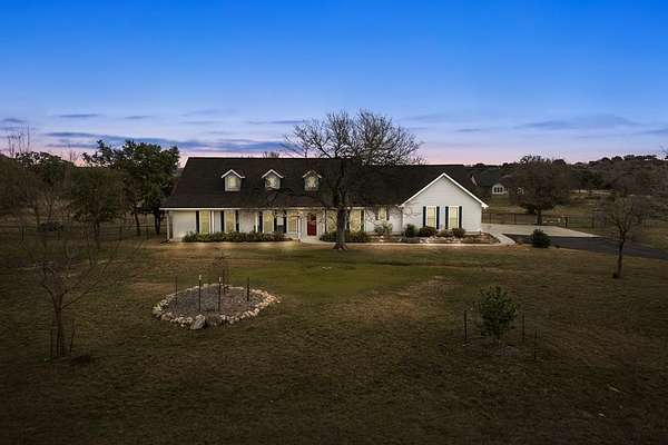 4.3 Acres of Residential Land with Home for Sale in Blanco, Texas