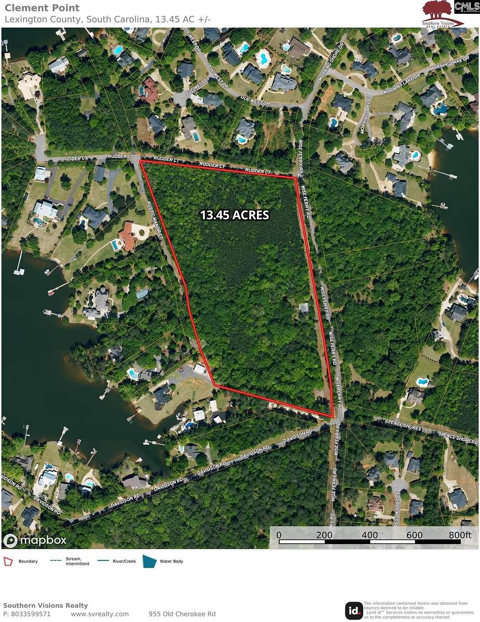 13.5 Acres of Land for Sale in Lexington, South Carolina