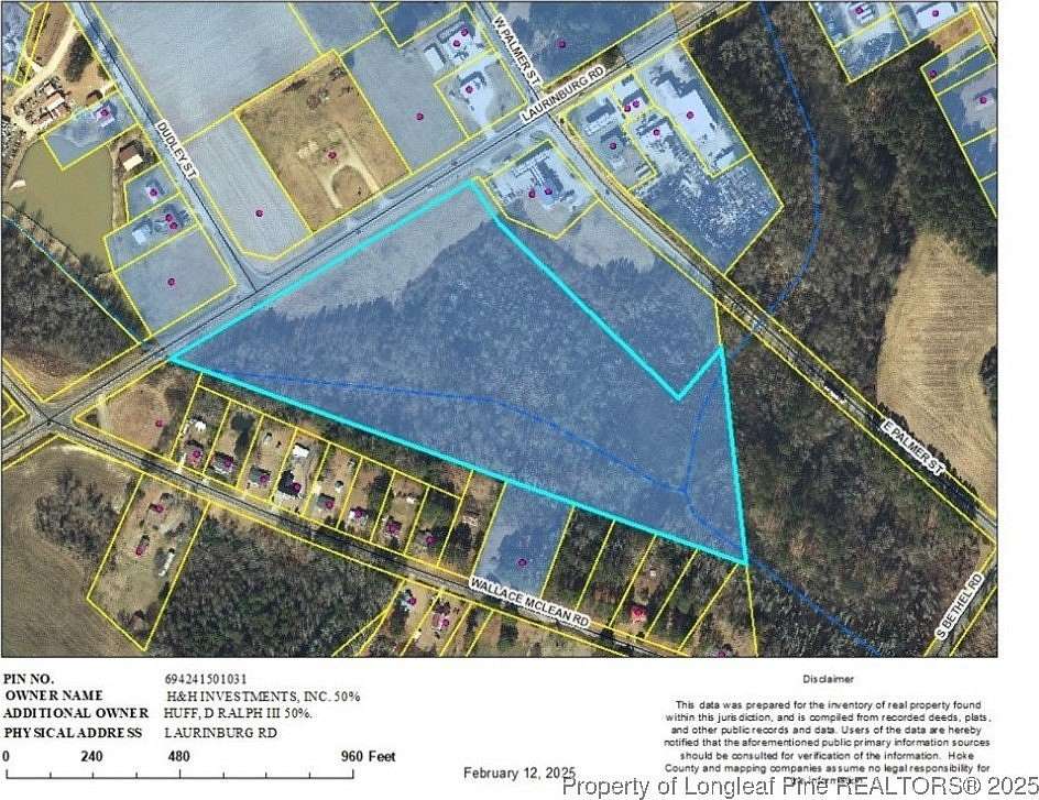 17.3 Acres of Land for Sale in Raeford, North Carolina