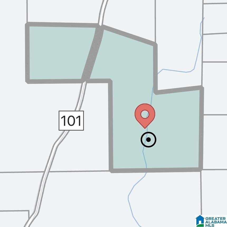 72 Acres of Land for Sale in Rockford, Alabama