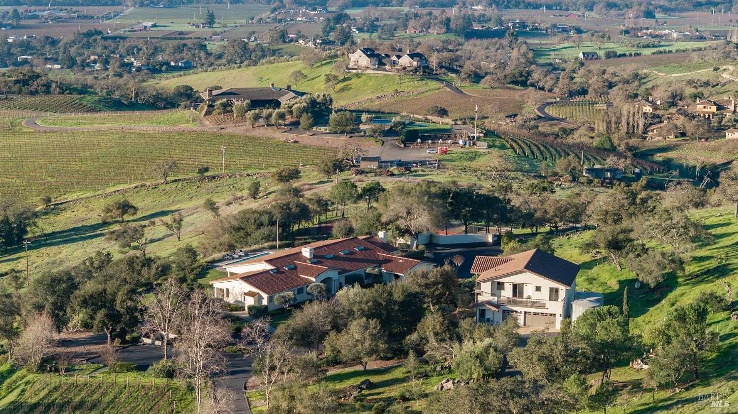 39.2 Acres of Agricultural Land with Home for Sale in Napa, California
