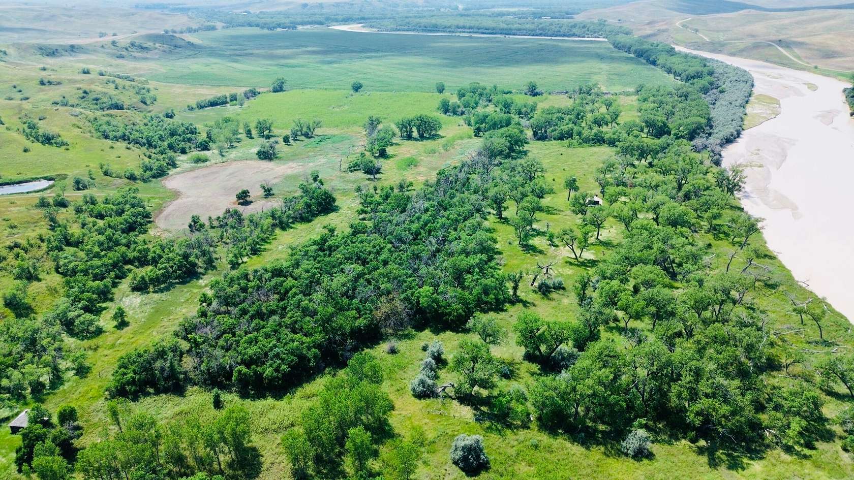 144 Acres of Recreational Land & Farm for Sale in Winner, South Dakota