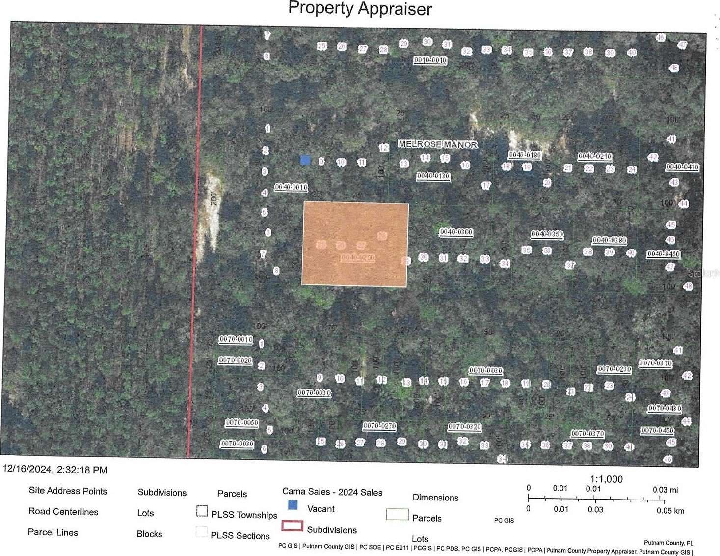 0.29 Acres of Land for Sale in Hawthorne, Florida