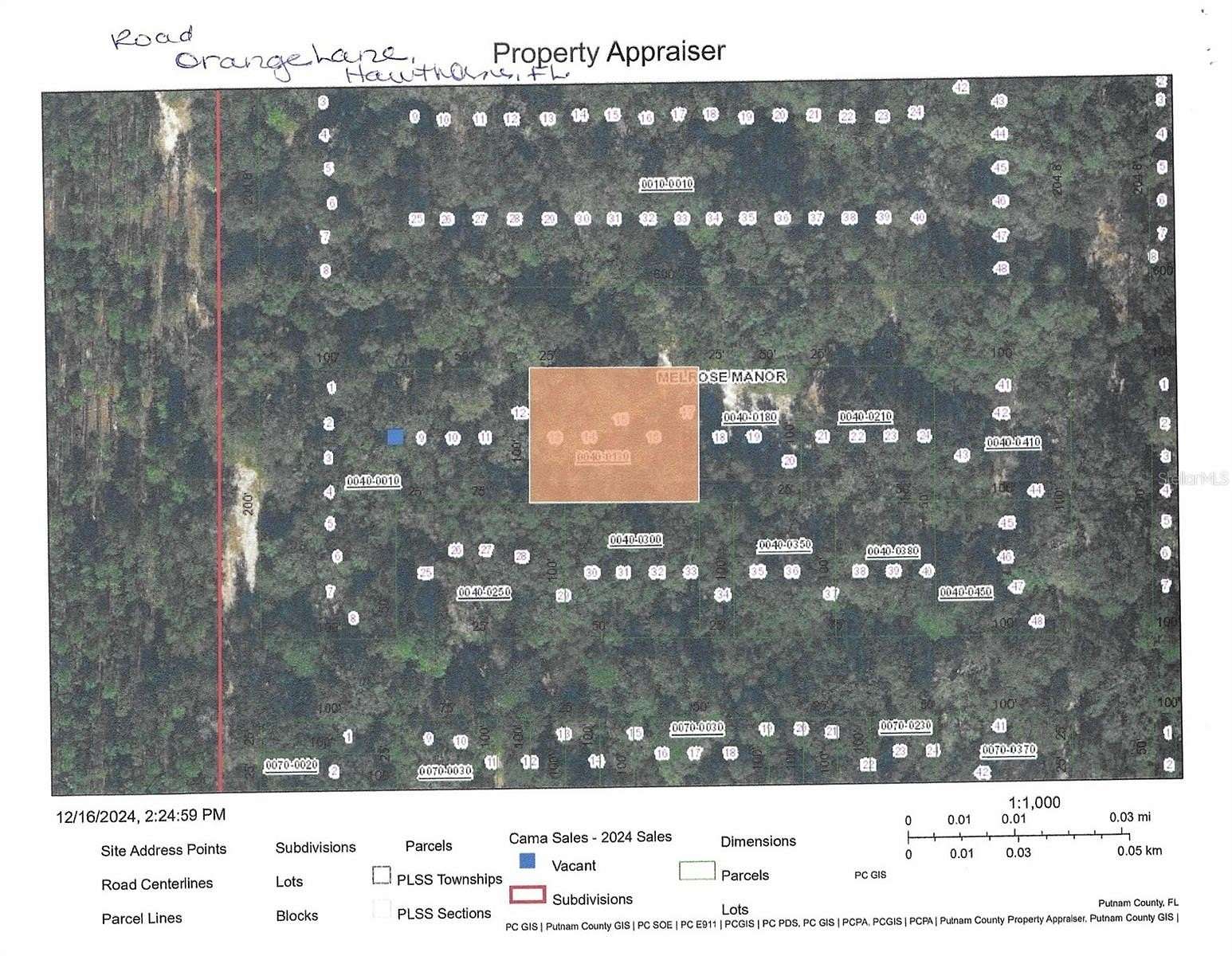 0.29 Acres of Land for Sale in Hawthorne, Florida