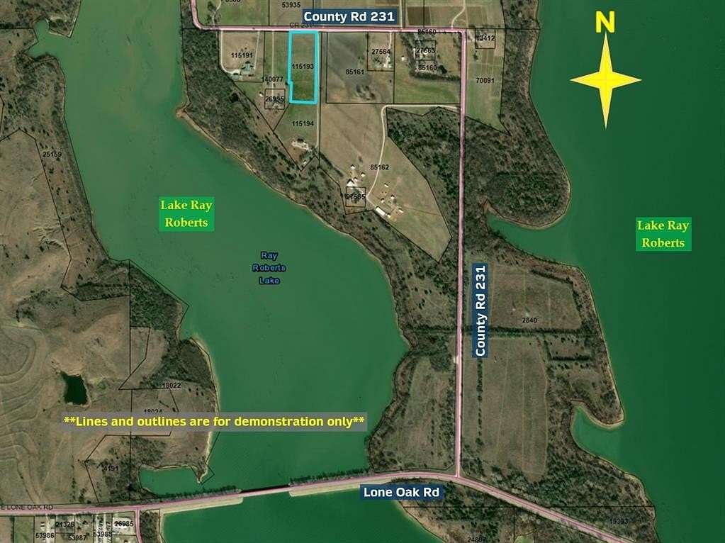 5 Acres of Land for Sale in Valley View, Texas