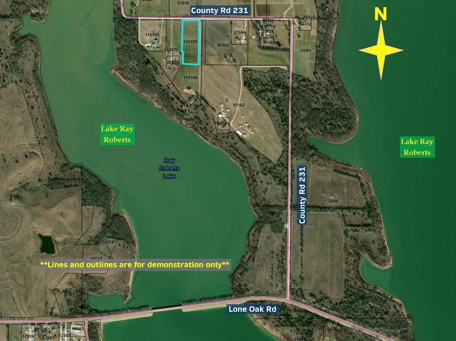 5 Acres of Land for Sale in Valley View, Texas