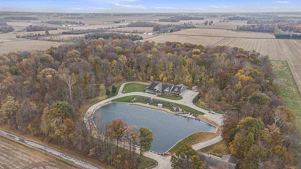 38.4 Acres of Recreational Land with Home for Sale in German Township, Indiana