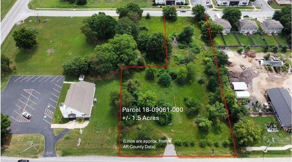 1.5 Acres of Commercial Land for Sale in Bentonville, Arkansas