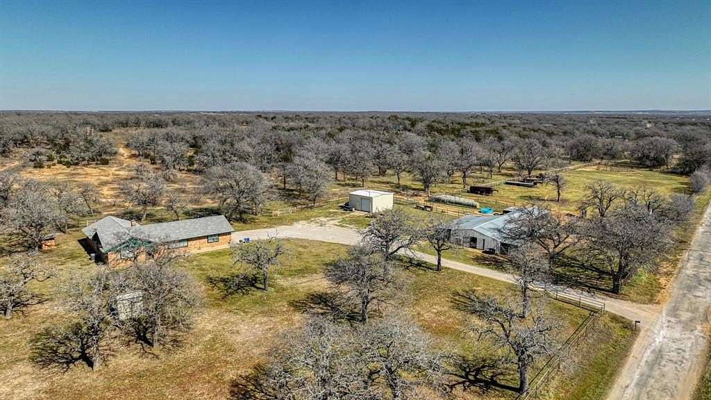 24.7 Acres of Agricultural Land with Home for Sale in Mineral Wells, Texas
