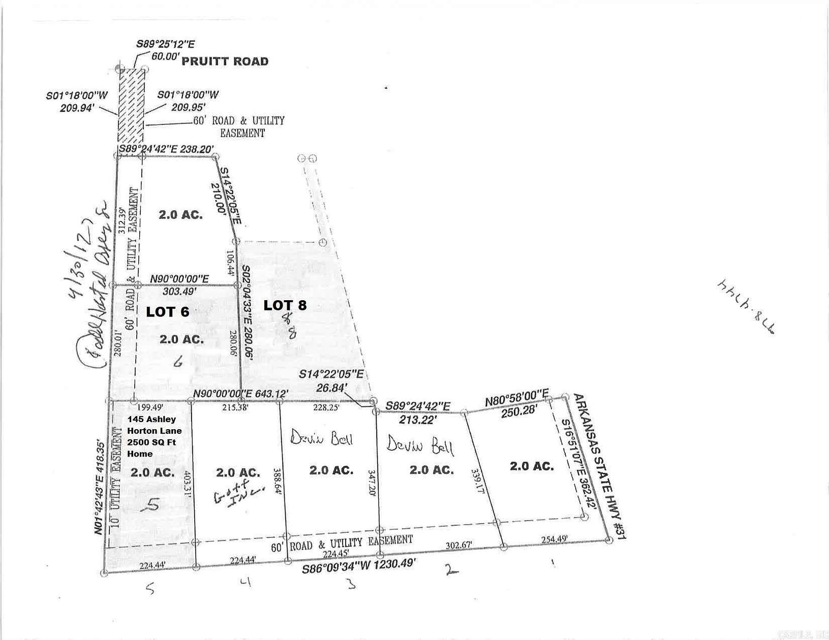 2 Acres of Residential Land for Sale in Antioch, Arkansas