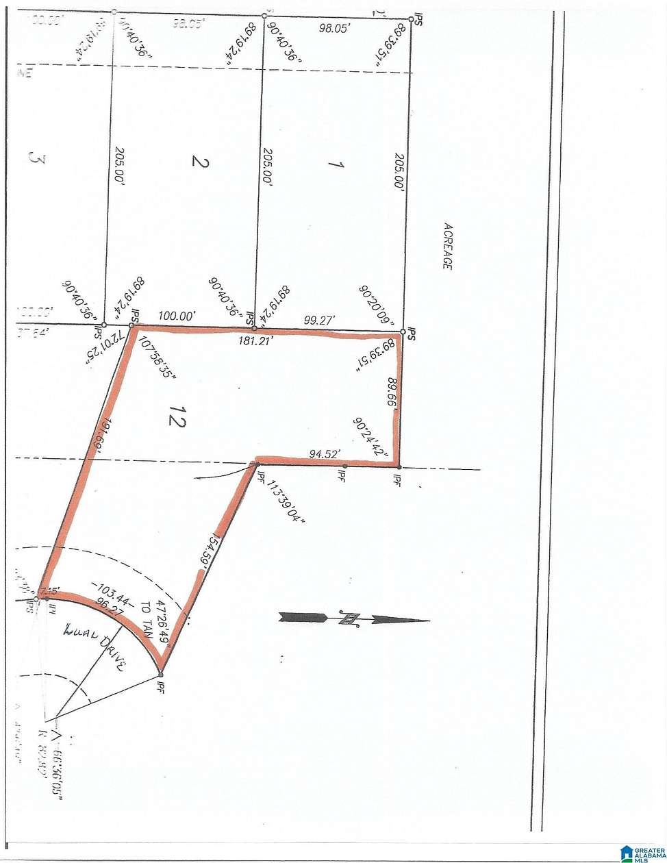 0.74 Acres of Residential Land for Sale in Fultondale, Alabama