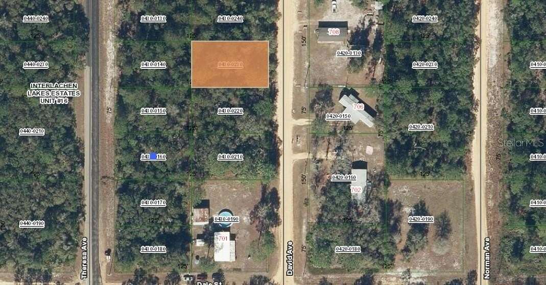 0.22 Acres of Residential Land for Sale in Interlachen, Florida