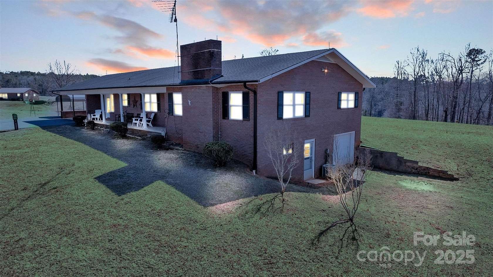 4.37 Acres of Residential Land with Home for Sale in Taylorsville, North Carolina