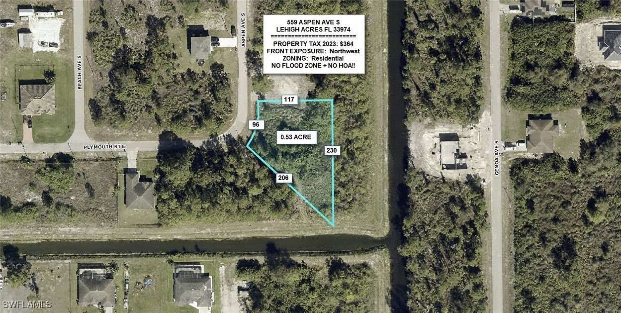0.53 Acres of Land for Sale in Lehigh Acres, Florida