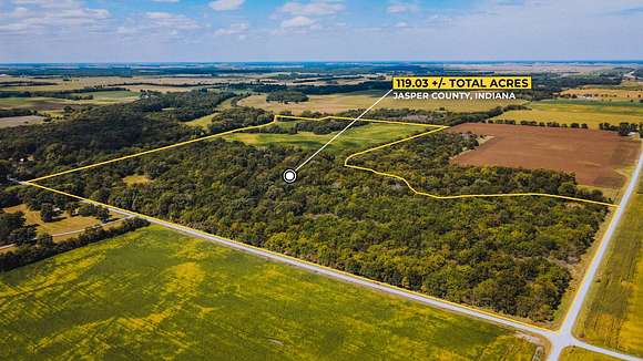 119 Acres of Land for Sale in Rensselaer, Indiana