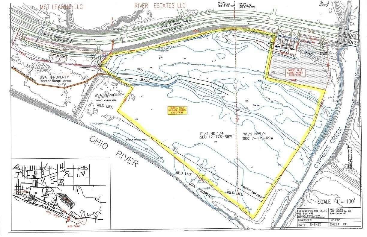 59.6 Acres of Mixed-Use Land for Sale in Newburgh, Indiana