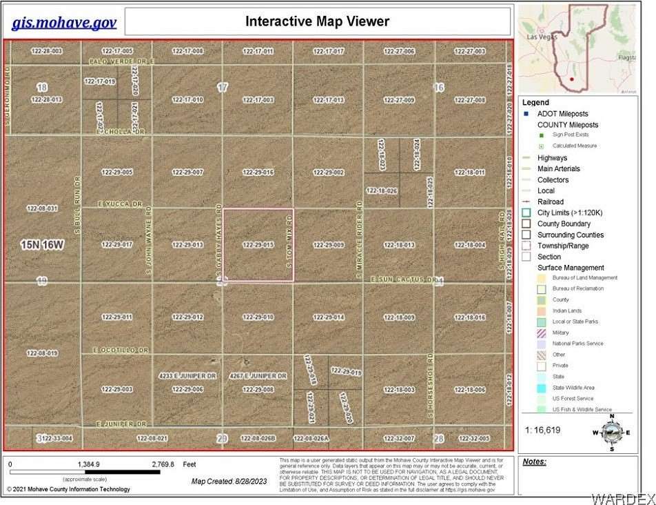 40 Acres of Recreational Land for Sale in Yucca, Arizona